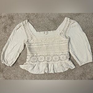 Women’s size small beige blouse